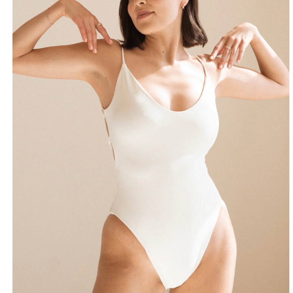 Londre Ribbed Corset One-Piece Swimsuit